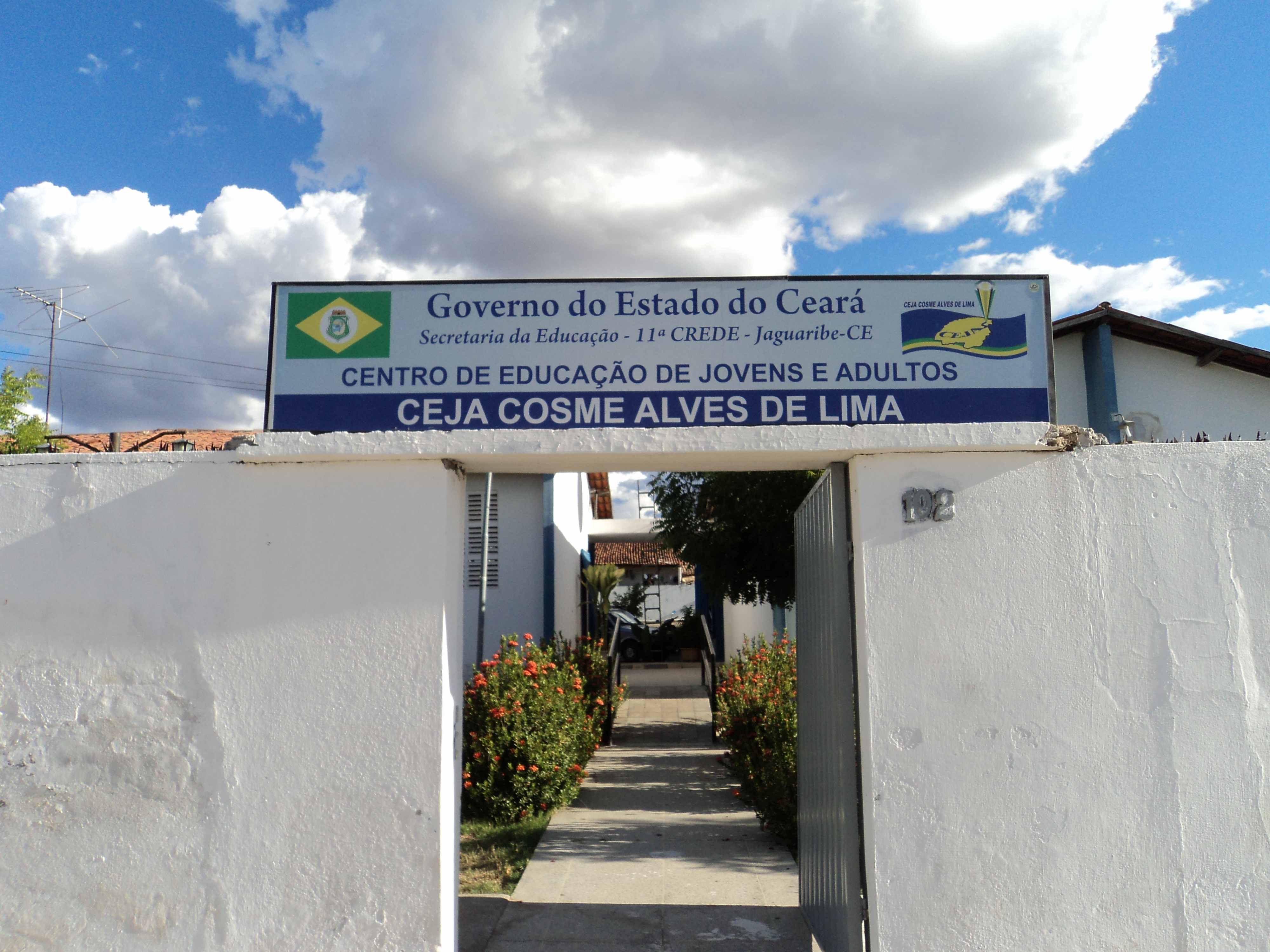 Centro de Educação de Jovens e Adultos - CEJA COSME ALVES DE LIMA ...