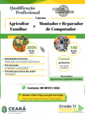 Programa Novos Caminhos – Cursos de Qualificação Profissional