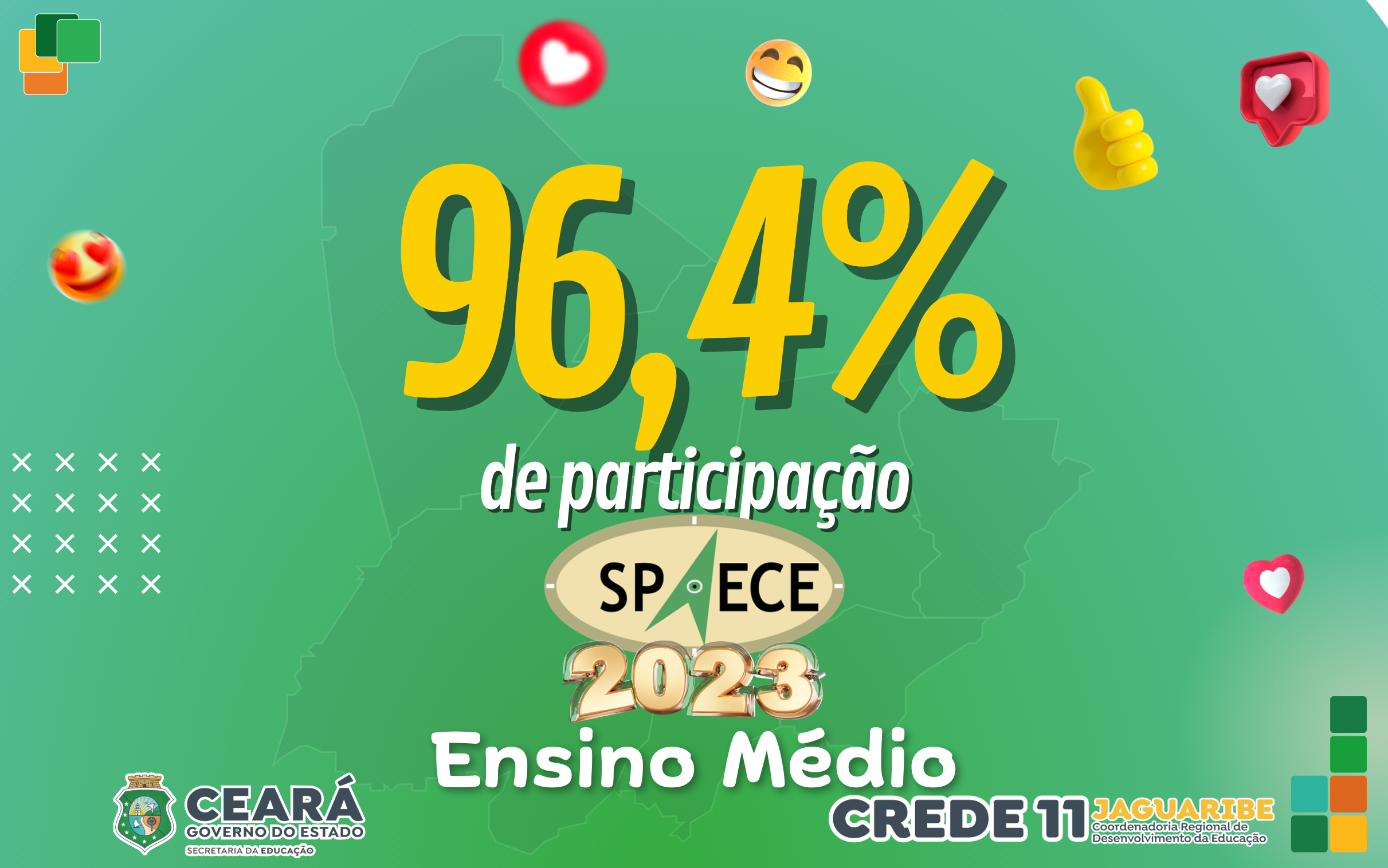 Sistema Permanente de Avaliação da Educação do Ceará (SPAECE) 2023 categoria do Ensino Médio
